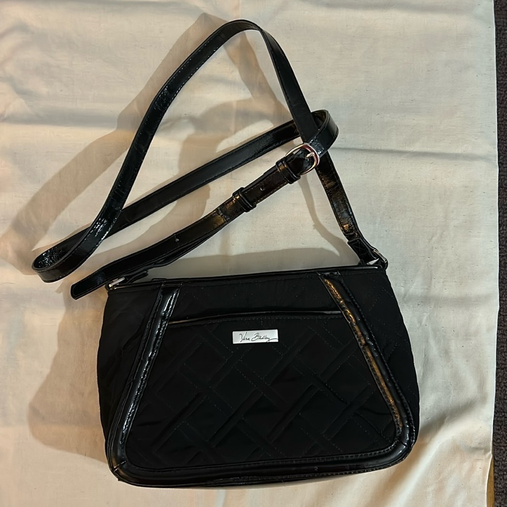 VERA BRADLEY Trimmed Trapeze Satchel